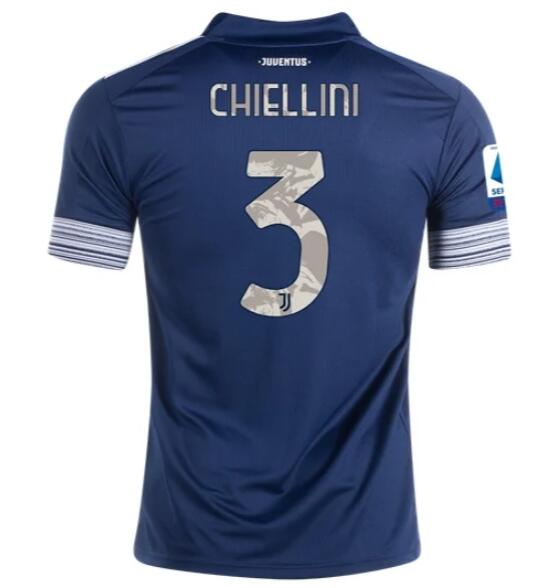 Juventus Away Kit Soccer Jersey GIORGIO CHIELLINI #3 2020/21